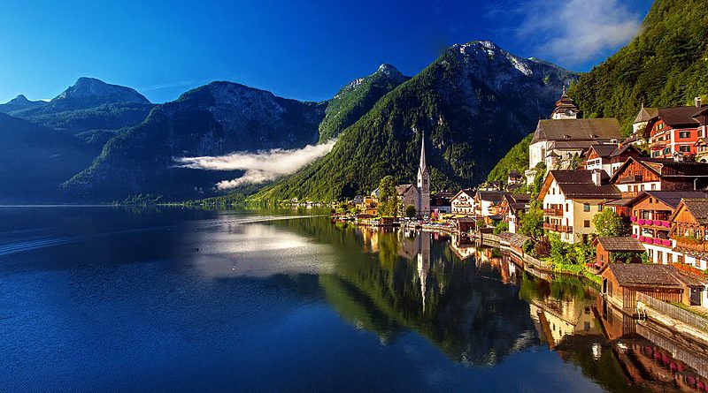 Hallstatt in Österreich China Chinesen