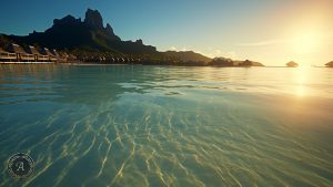 Bora Bora Luxusstrand luxury beach