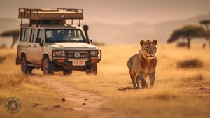 die besten Safari-Reiseziele und Wildreservate, die du kennen solltest Safari Löwe Geländewagen