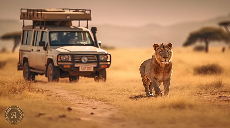 die besten Safari-Reiseziele und Wildreservate, die du kennen solltest Safari Löwe Geländewagen